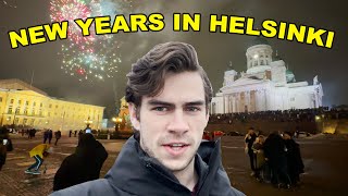 How to Spend NYE in Helsinki Finnish Sauna City Vlog and Chasing Fireworks [upl. by Crispin628]