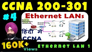 What is Ethernet in Hindi  CCNA 200301 Video 4 [upl. by Burack]