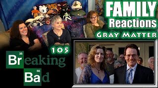 Breaking Bad  105  Gray Matter  FAMILY Reactions [upl. by Pollak]