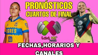 CUARTOS DE FINAL LIGA MX FEMENIL APERTURA 2023 FECHAS HORARIOS Y CANALES [upl. by Jahn]