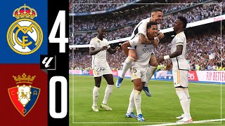 Real Madrid 40 Osasuna  HIGHLIGHTS  LaLiga 202324 [upl. by Demott]