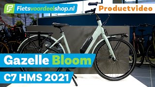 Gazelle Bloom C7 HMS 2021  Fietsvoordeelshopnl Productvideo [upl. by Ydisac]