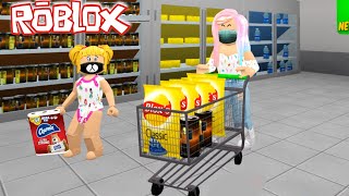 Familia Roblox Rutina de Cuarentena en Bloxburg con Goldie y Titi Juegos [upl. by Fowle481]