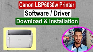 Canon imageCLASS LBP6030w Printer Software  Driver Download amp Installation ll മലയാളം [upl. by Lydie163]