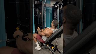 Inclined lying cross cable lateral raises shorts lateralraise bodybuilding shoulderworkout [upl. by Epner866]