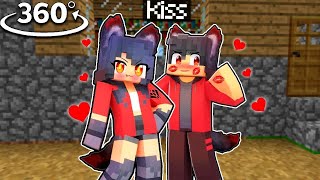 Aphmau ULTIMA Wolf Love Storie AARON KISSED [upl. by Einnhoj]