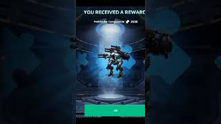 Opening 1 Robot Data Pad Free Rewards  War Robots [upl. by Normie823]