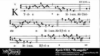 Kyrie VIII from Mass VIII Gregorian Chant Brébeuf Hymnal [upl. by Berneta]