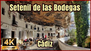 🇪🇸 Setenil de las Bodegas Cádiz Drone 4k [upl. by Kamat993]