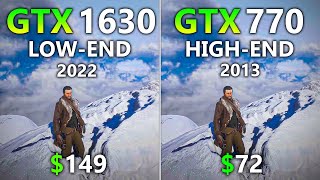 GTX 1630 vs GTX 770  Test in 7 Games [upl. by Ihab762]