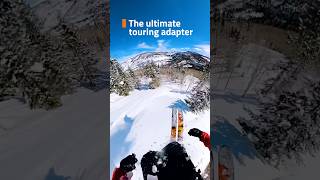 TEKDAPTERS pin adapter system  ski tour with any of your skis and downhill bindings [upl. by Clellan]