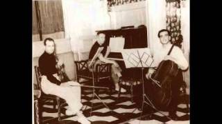 Alfredo Casella plays his Triplo Concerto Op56 with Poltronieri Bonucci and Koussevitzky 1936 [upl. by Dewhurst]