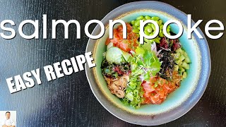 Salmon Poke Bowl  Easy amp Delicious [upl. by Cuhp]