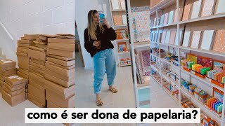 Lojinha da Lívia  Como é ser dona de uma papelaria online Vlog da nossa rotina [upl. by Van]