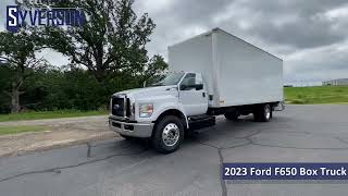 2023 Ford F650 Box Truck Walkthrough Video [upl. by Ahsienod]