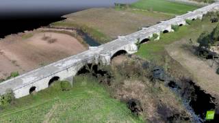 Justinianus Bridge Pointcloud Animation [upl. by Atnima448]