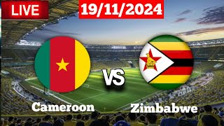 Cameroon Vs Zimbabwe  CAF Africa Cup of Nations  Fifa Live Match 2024 [upl. by Cavan]