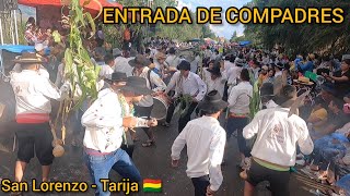 GRAN ENTRADA DE COMPADRES en la COMUNIDAD DE CANASMORO SAN LORENZO  TARIJA [upl. by Bass]