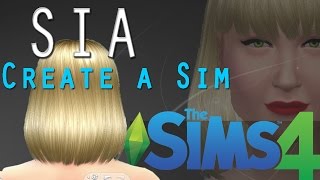 SIA SHOWED HER FACE FOR THE FIRST TIME  The Sims 4 Create A Sim [upl. by O'Mahony878]