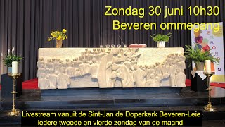 Eucharistieviering vanuit de SintJan De Doperkerk te BeverenLeie op zondag 30 juni 1030 u [upl. by Annanhoj321]