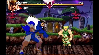 SABRETOOTH vs GUILE  Highest Level Insane Fight‼️ [upl. by Jarlath530]