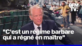 Linterview de Dominique de Villepin ancien Premier ministre en intégralité [upl. by Sirrad]