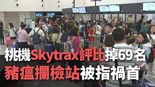 桃機Skytrax評比掉69名 豬瘟攔檢站被指禍首【央廣新聞】 [upl. by Bartolomeo]