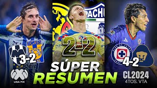 🏆 ¡EL MEJOR RESUMEN 4TOS DE FINAL VUELTA LIGA MX CLAUSURA 2024 🔴  ACCION LIGA MX 2024 [upl. by Aryhs]