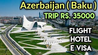 Baku tour Budget from India  India to Baku Azerbaijan trip cost  tour package  baku day itinerary [upl. by Ellehcrad887]