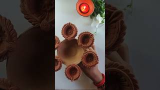 Diy dilwali diya decoration  diwalidecoration homedecor easy trending [upl. by Slaohcin]