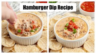 Hamburger Dip Recipe [upl. by Anada142]