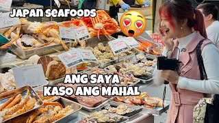 SEAFOOD MUKBANG IN OSAKAJAPAN 🫣 ANG MAMAHAL😬  Mahalia E [upl. by Schilit]