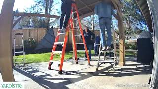 Building a Yardistry 12x10 Gazebo [upl. by Ezeerb]