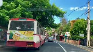 Mauritius  Driving  FORBACH to PEREYBERE BEACH [upl. by Meli]