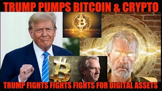 OMG LETS GO TRUMP PUMPS BITCOIN amp CRYPTO TRUMP FIGHTS FIGHTS FIGHTS FOR BITCOIN amp CRYPTO [upl. by Ahsienat372]