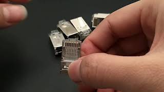 Cat5e Shielded FTP RJ45 Crystal Plug Connector [upl. by Lana904]