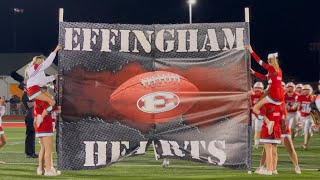 Highlights Effingham 🏈 vs Centralia❤️’s fall to OrphansRegular Season FinaleFeat Coach Hefner [upl. by Meeki]