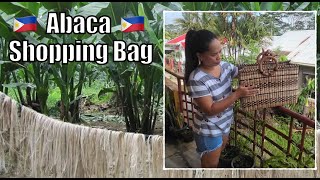 Eco Friendly Shopping Bag from ABACA the Hemp of the Philippines 🇵🇭 [upl. by Anayik]