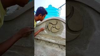 Village Unique Plaster Design 👌👍vairalshort parapet plaster [upl. by Grae102]