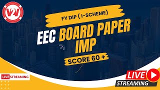 EEC  Fy diploma I scheme IF  CO  AIML  Board Paper Solution amp VIMP for Board Exam [upl. by Lenahs160]