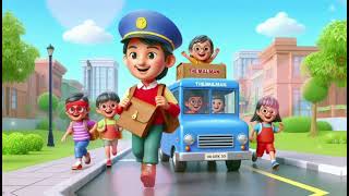 The Mailman Song ✉️🚛– Cheerful Tune for Kids About Mail Delivery [upl. by Anirav3]