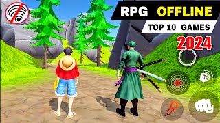 Top 10 Best OFFLINE RPG games that are playable in 2024 for android iOS [upl. by Sugirdor]