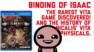 Binding of Isaac PSVita Physical Copy Discovered and History of Nicalis PS Vita Physical Releases [upl. by Namaj]