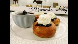 Bavorské vdolky s povidly a tvarohem  Masopust  CZSK HD recipe [upl. by Buskus]