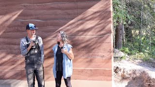 How to build RAMMED EARTH walls  LIVE WORKSHOP [upl. by Attennaej]