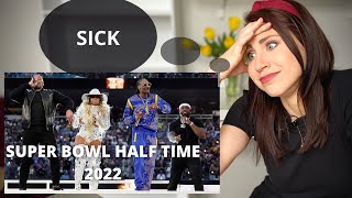 Stage Performance coach reacts to Super Bowl Half time 2022 [upl. by Suivatra]