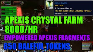 WoW 62 Apexis Crystal Farm 8000hour 650 Baleful Tokens amp 695 Empowered Apexis Fragments [upl. by Atcliffe]