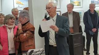 Inauguration exposition Amis des Arts  P Creusot [upl. by Eirb]