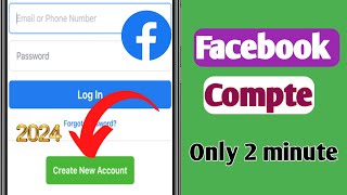 Comment créer un compte Facebook en 2024  créer un compte Facebook [upl. by Steffen]
