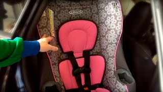 Graco MyRide 65 Convertible Car Seat Installation How To and Unboxing [upl. by Enaed]